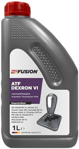 ProFusion ATF Dexron VI – Aceite Sintético para Transmisiones Automáticas – Cambio Suave, Dexron 6 Alta Protección y Larga Vida Útil 1L