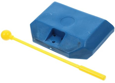 Milisten Kunststoff Kuhglocke 13x9cm Kinder Schlaginstrument Handglocke Pädagogisches Musikspielzeug für Mädchen Junge