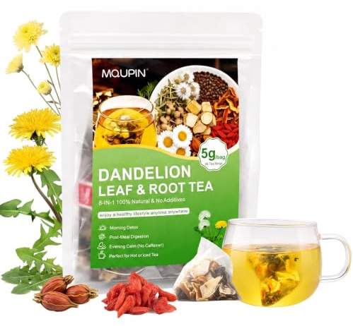 MQUPIN Thé à la Fleur de Pissenlit sans Caféine | Sans Caféine, Infusion Naturelle