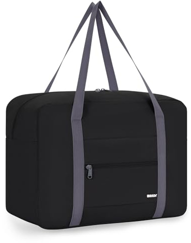 WANDF 20L Ryanair Cabin Bags 40x30x20 Hand Luggage Underseat Travel Bag | Water-Resistant Carry On Holdall Overnight Weekend Bag for Women Men