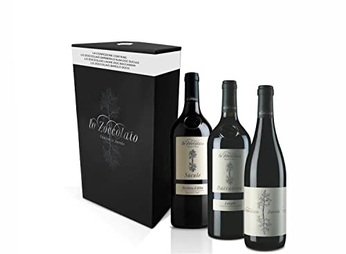 Lo Zoccolaio Barbera d'Alba + Langhe Rosso + Barolo Vin Rouge Italien coffret cadeau 3 Bouteilles x 75 cl