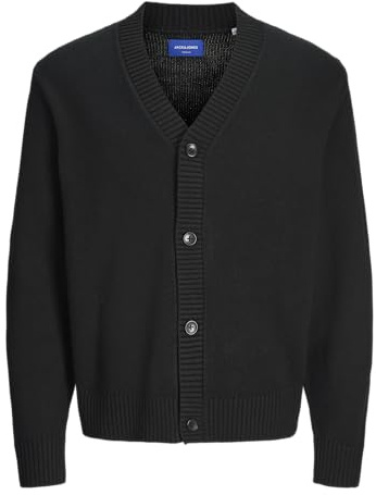 Jack & Jones Jorfrederiksberg Cardigan en Tricot, Noir, M