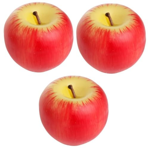 PRETYZOOM 3St Votivkerzen weihnachtliche Tischdekoration die Weihnachtskerze Geschenke Weihnachtssto Kerzen für Weihnachten Simulationsfruchtkerze Duft Wachskerze schmücken
