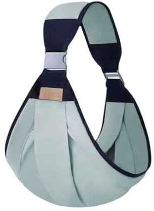 IKOPFLN 1 PCS Porte-bébé réglable et multifonction, Porte bebe, Echarpe de portage bebe, Porte bebe hanche, Porte-bébé nouveau-né, respirant, porte-bébé réglable, pour porte-bébé jusqu'à 20 kg (vert)