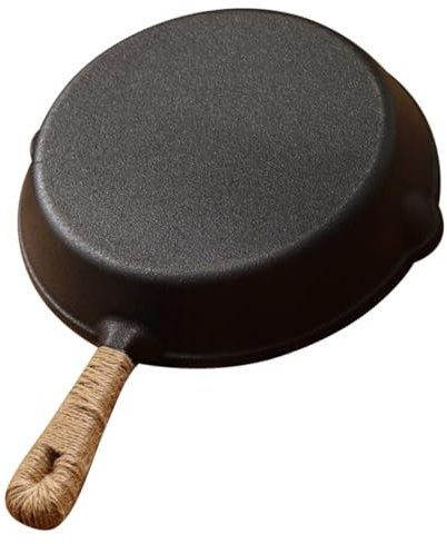 Cabilock Sartén de Hierro Fundido para Huevos y Carne, Portátil