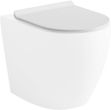 Sedile Wc Termoindurente – Traslato – Chiusura Rallentata Soft-Close – Materiale Antiurto E Antigraffio Bianco Linea Osaka