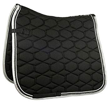 HKM SPORTS EQUIPMENT Schabracke -Crystal Fashion-, schwarz, Pony Dressur