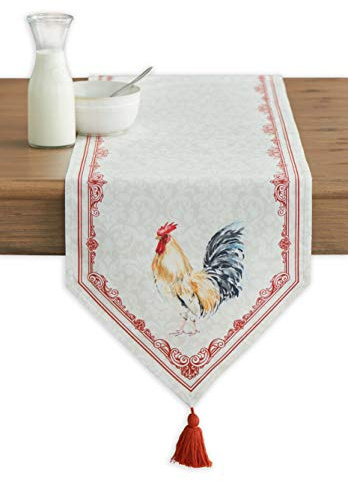 Maison d'Hermine Runner da tavolo in 100% cotone, lunghezza 150 cm, per casa, cucina, sala da pranzo, feste, matrimoni, Primavera Estate (Campagne, 50 cm x 150 cm)
