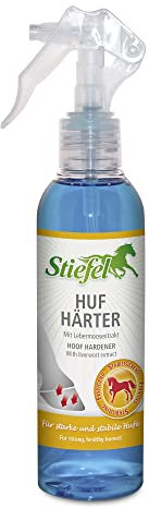 Stiefel Hufhärter 200 ml für Pferde – Hochwirksame Pflege für stabiles & belastbares Hufhorn, festigt Hufe bei Bruch & Problemen, erhöht Belastbarkeit, mit leisem Sprühkopf