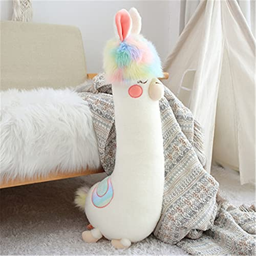 EXQULEG Alpaka Stofftier Plüschtier, Plüschtiere Alpaka, Plüschtier Süßes Kuscheltier Weiche Alpaka Spielzeug Puppe Geburtstagsgeschenk, 70cm