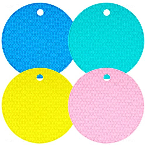 NiHome Apri barattoli in gomma Gripper a nido d'ape Pad grande 14,5 cm apribottiglie per mani deboli artritiche anziani multiuso apribottiglie resistente al calore sottopentola Mat