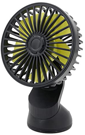 LOVIVER Ventilador USB de 5V Variable Ángulo Ajustable Ventosa de bajo Ruido Potente Ventilador Personal pequeño eléctrico para Tablero de automóvil