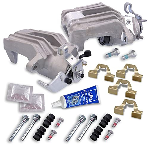 ATEC Germany 2x Bremssattel hinten links und rechts Bremszange mit Bolzen | Kompatibel mit: AUDI A3, TT, TT Roadster, SEAT LEON, TOLEDO II, SKODA OCTAVIA I, OCTAVIA I Combi, VW BORA I, BORA Variant