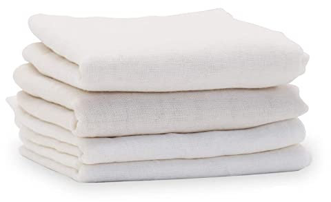 baijiexun 10 paños de queso, gasa para cocinar, paño de colador reutilizable, tela de queso de algodón sin blanquear para hornear, hacer queso, 90 x 90 cm