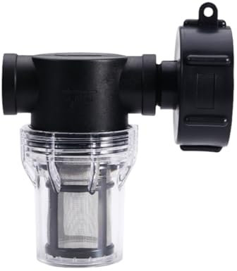 Collecteur d'eau de pluie - Raccord de robinet réservoir 1000 l avec filtre et adaptateur S60 x 6 pour tuyau d'arrosage - et respectueux de l'environnement 1/2