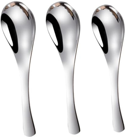 IMIKEYA 3pcs Large Stainless Steel Serving Spoons Dinnerware Spoon for Kitchen