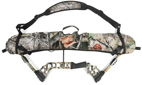 limaity Bogenschießen Compound Bogen Tasche Bogentasche Bogenkoffer Compoundbogen Schleifenetui Tragtasche für Outdoor Jagd (Camouflage)