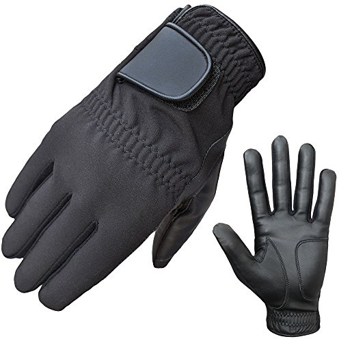 ATTONO vinter golfhandskar golf vinter handskar läder handflata (7/S)