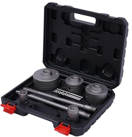Loobiiny Kernbohrer Ziegelstein Beton Bohrkronen Set Betonlochsäge Betonbohrersatz Lochbohrer Kernbohrer Set + SDS-Plus/Max Aufnahmeschaft 300 mm