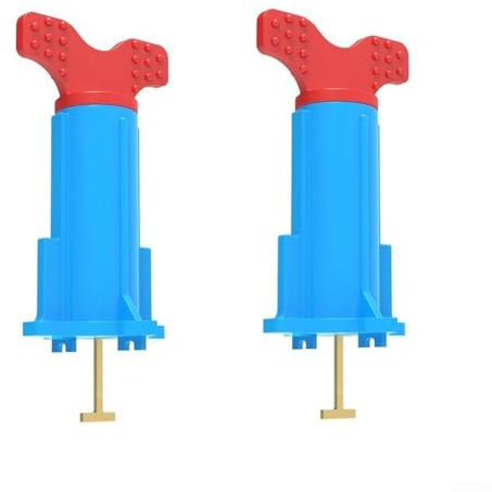 Besttoolifes Sistema di livellamento delle mattonelle 40 set, strumenti riutilizzabili per l'installazione, distanziatori autolivellanti per piastrelle, composto autolivellante del pavimento