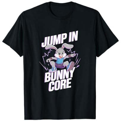 Fitness Bunny Power Lifters Strength Workout Funny Rabbit T-Shirt