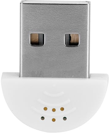CHICIRIS USB Studio Speech Microphone Servant High-sensitivity Noise Cancellation Microphone Adapter for Computer PC Skype Recording-for Laptop/desktop PCS Plug and Play (White)