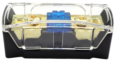 Sicherungskasten Audio Auto – Verteilerblock Sicherung | Set Verstärker Stereo und Subwoofer für SUV Limousine Transporter