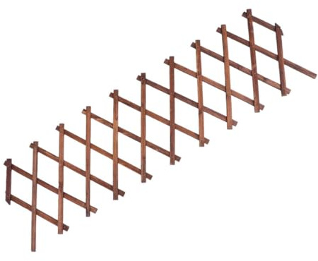 COLLBATH Treillis Jardin Extensible Bois Durci Épaisseur Support pour Plantes Grimpantes Clôture Murale Résistante et Décorative Panneau pour Jardin Extérieur