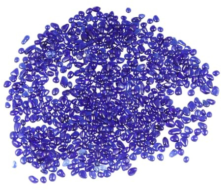 VALICLUD Gravier pour Aquarium 500g Bleu léger en Verre pour décoration Maison et Boutique