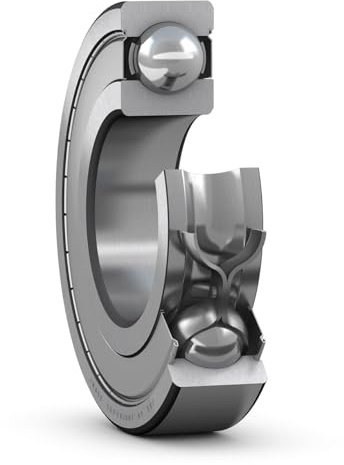 SKF 6205-2Z 25mm x 52mm x 15mm Rillenkugellager mit Dichtungen oder Deckscheiben für Elektromotoren und andere Maschinen und Made in Europe