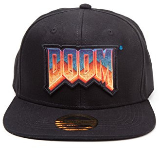 Doom Cap Logo Snapback Black