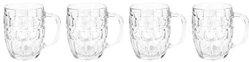 Libbey Dimple Stein Beer Mug,19.25 Ounce (Pack of 4)
