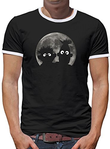 TShirt-People Shadow Puppets Kontrast T-Shirt Herren XXL Schwarz