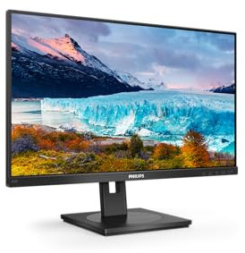 Philips 222S1AE - 22 Inch FHD Monitor,75Hz, 4ms, IPS, Speakers, Height adjust, Adaptive Sync (1920 x 1080, 250 cd/m², HDM/DVI/VGA/DP)