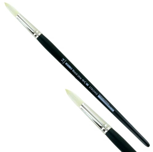 KUM - Acryl- und Ölpinsel Black Line Rund Größe 14