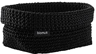 blomus | Aufbewahrungskorb | Tela | Kunstfaser Black | L 20x12x9cm | Indoor |