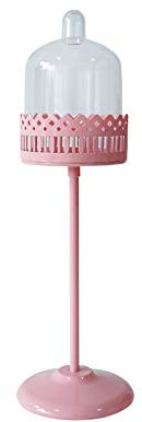 ZEELYDE Copertura per Alimenti, Campana Coperchio Microonde,Alzatina per Cupcake con Copertura a Cupola a Forma di Campana, Cupola in Vetro Trasparente per Feste di Compleanno a Tema per Bambini Cor