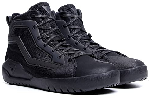 Dainese Urbactive Gore-Tex Shoes, Motorradschuhe Gore-Tex Wasserdicht, Herren, Schwarz/Schwarz, 47