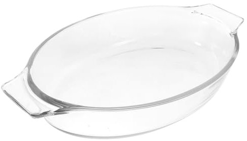 PRETYZOOM Elegante Teglia in con Doppio Manico Teglia per Torta Adatta Forno per Lasagne Verdure E Arrosti in