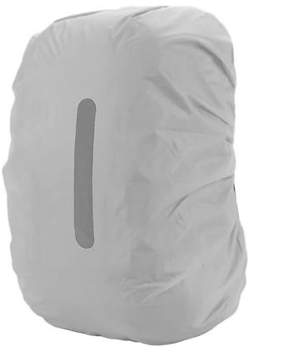 PINEPAN Regenschutz für Rucksäcke mit reflektierenden Streifen, 15L-100L, wasserdichter Rucksack-Regenschutz, Schultasche für Wandern, Camping, Reisen, Radfahren