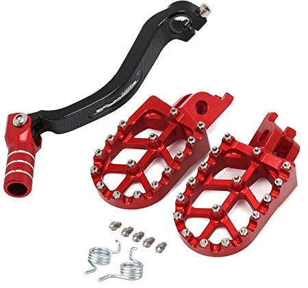 MIAOLISI Motorrad Fußrasten Für CRF250R 2010-2013 2014 2015 2016 2017 Motorrad CNC Gangschaltung Fußhebel Fußrasten Rest Fußrasten Pedale Fußrasten(Set)