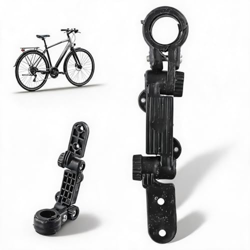 Fahrrad Kotflugel Adapter, Fahrrad Schutzblech Halterung, Verstellbare Montage für Schutzbleche, Rennrad Kotflügel Verbinder mit ABS Befestigung für Sattelstützen 27,2-30,8 mm