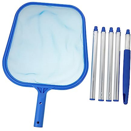 POPETPOP Pool – 120 cm Aluminium-stangenkescher – Schwimmbadsauger – Effizientes Netz Zur Reinigung Von Und Planschbecken