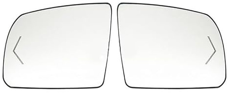 Specchio Esterno Lente In Vetro Per Specchietto Retrovisore Riscaldato Esterno Per Auto Per Toyota Per Tundra 2007-2020 Per Sequoia 2008-2017 87906-0C032 Vetro A Specchio Sostituzione(Heated Pair1)
