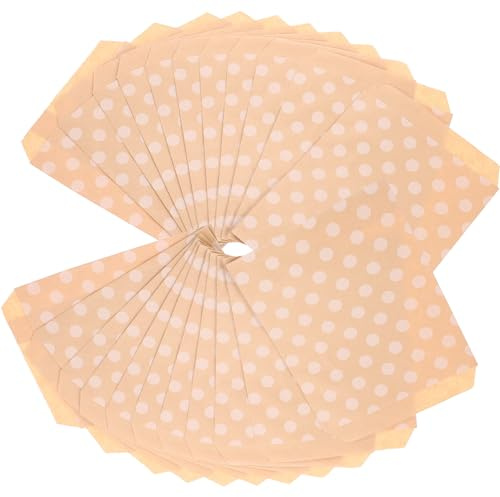 TOYZFRIENDY Paquet en Papier Kraft 7 X 5 Lot de 100 Pochettes d'Emballage Alimentaires pour Biscuits Bonbons Pâtisserie Paquet à Sandwich Résistants pour Fêtes et Usage Boulangerie