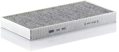 MANN-FILTER CUK 3621 Innenraumfilter/Kabinenluftfilter - Pollenfilter mit Aktivkohle - für Pkw + Transporter | Cuk 3621 Kompatibel mit Slc (R172),SLK (R171),SLK (R172)