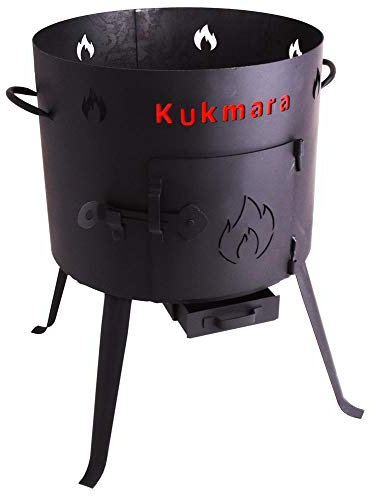 Utschak, altezza: 55 cm, diametro: 29 cm, per casano/cucina da campo, caldaia per gulasch