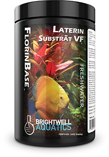 Brightwell Aquatics FlorinBase Laterin Substrat VF - Very Fine Mineral Rich Clay Substrate for Planted and Freshwater Shrimp Aquaria, 400 Grams
