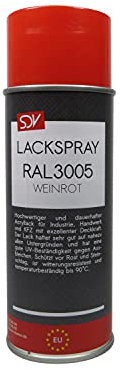 SDV Chemie Lackspray RAL 3005 WEINROT 1x 400ml glänzend Acryllack