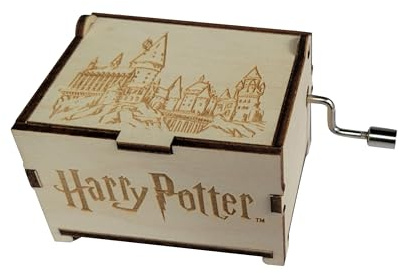 TheLaser'sEdge, Harry Potter Mini Music Box with Movies Hedwig's Theme, Gifts for Women, Men, Birthday, Christmas, Mother’s Day, Anniversary or Merchandise Decor - Standard